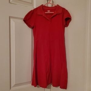 Uniform Pique Polo fit and flare dress